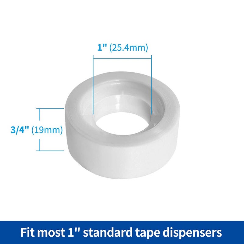 PCKPGON Transparent Tape Invisible Tape Clear Tape for Office Home School Use  3/4 x 1000 Inches  Pack of 6  Boxed  Tape Refill for Dispenser  Frosted and Invisible on Paper  Great for Correction and labeling - Image 3